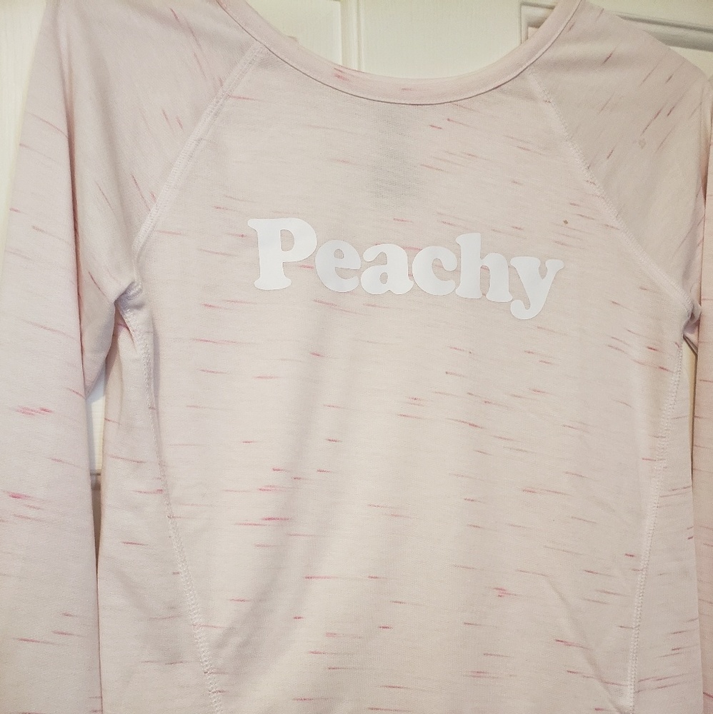 NEW Crewneck Peachy sweatshirt Girls XL 14 XXS XS